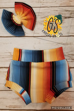 Load image into Gallery viewer, Sunset Serape Bummie/Bow Sets