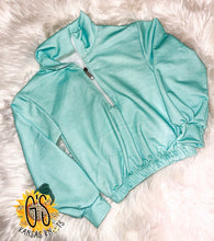 Load image into Gallery viewer, Solid Half Zip Pullovers
