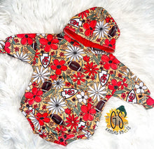 Load image into Gallery viewer, Hooded Sweater Romper
