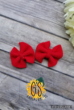 Load image into Gallery viewer, Solid Red Bows
