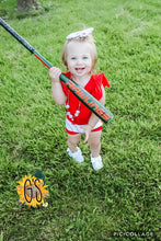 Load image into Gallery viewer, Baseball Stitch Bummie Set
