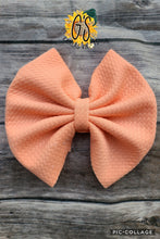 Load image into Gallery viewer, Peach Bows
