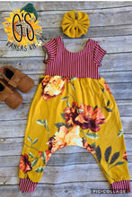 Load image into Gallery viewer, Mustard Floral Rilyn Romper
