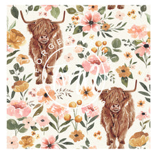 Load image into Gallery viewer, Highland Cow/Pink w/ White Dots
