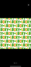 Load image into Gallery viewer, Lucky Shamrocks - Sweater Romper

