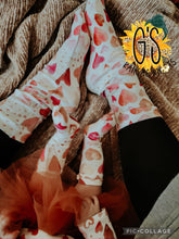 Load image into Gallery viewer, Painted Hearts Socks
